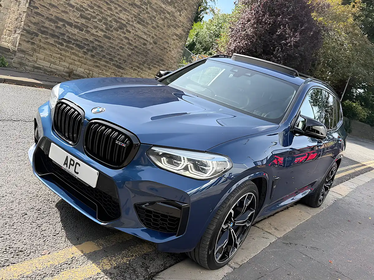 Used 2020 BMW X3 M Competition Blue - Interior and Exterior details 3