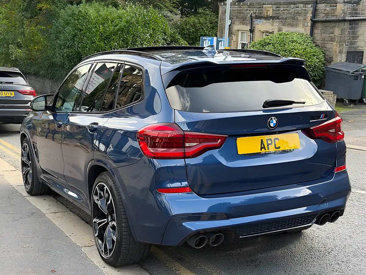 Used 2020 BMW X3 M Competition Blue - Interior and Exterior details 4