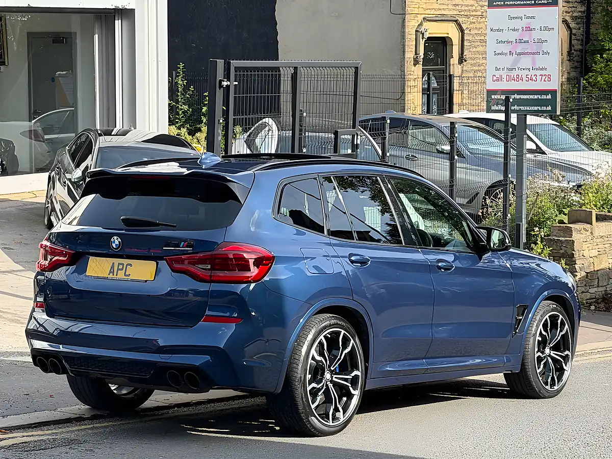 Used 2020 BMW X3 M Competition Blue - Interior and Exterior details 6