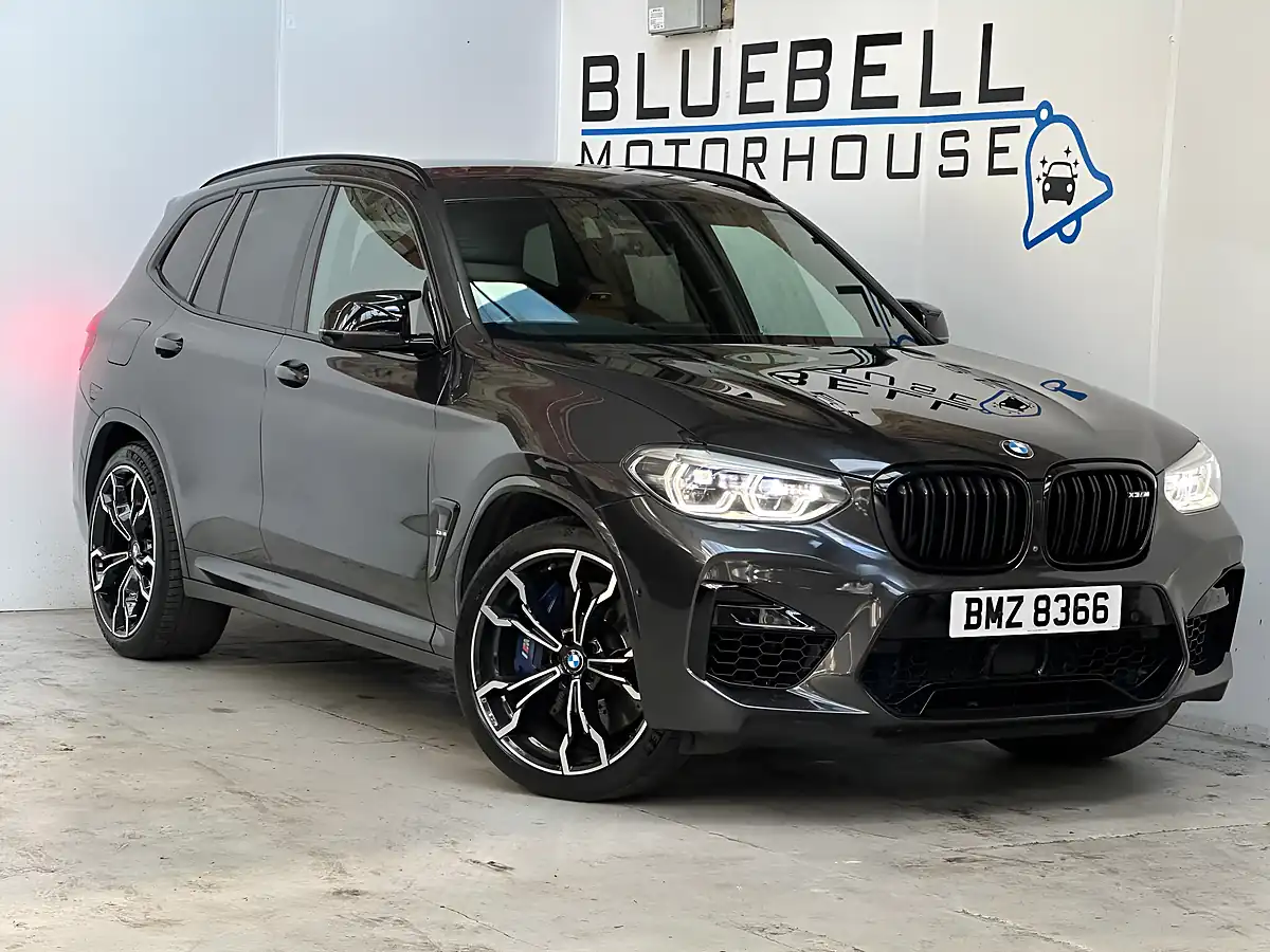 Used 2020 BMW X3 M Competition Donnington Grey - Front View