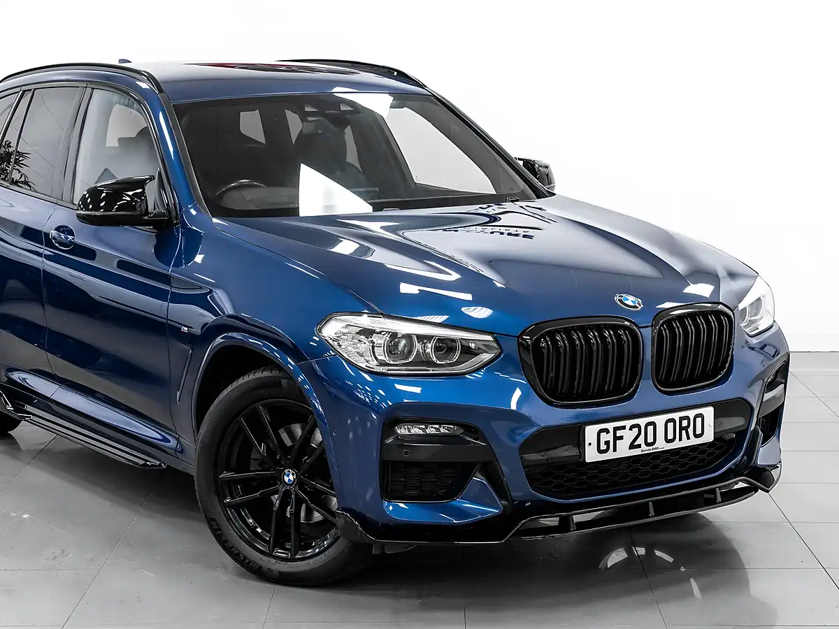 Used 2020 BMW X3 M Sport Blue - Interior and Exterior details 10