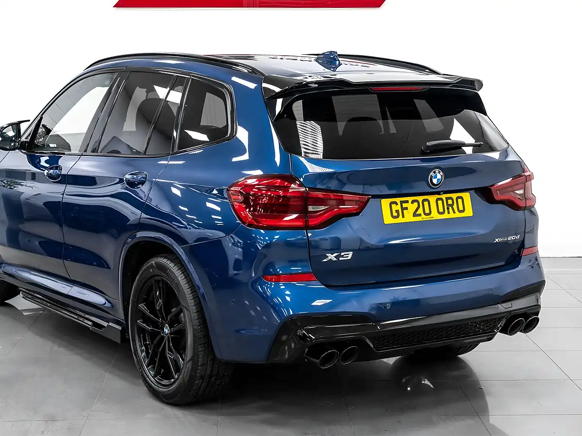 Used 2020 BMW X3 M Sport Blue - Interior and Exterior details 11