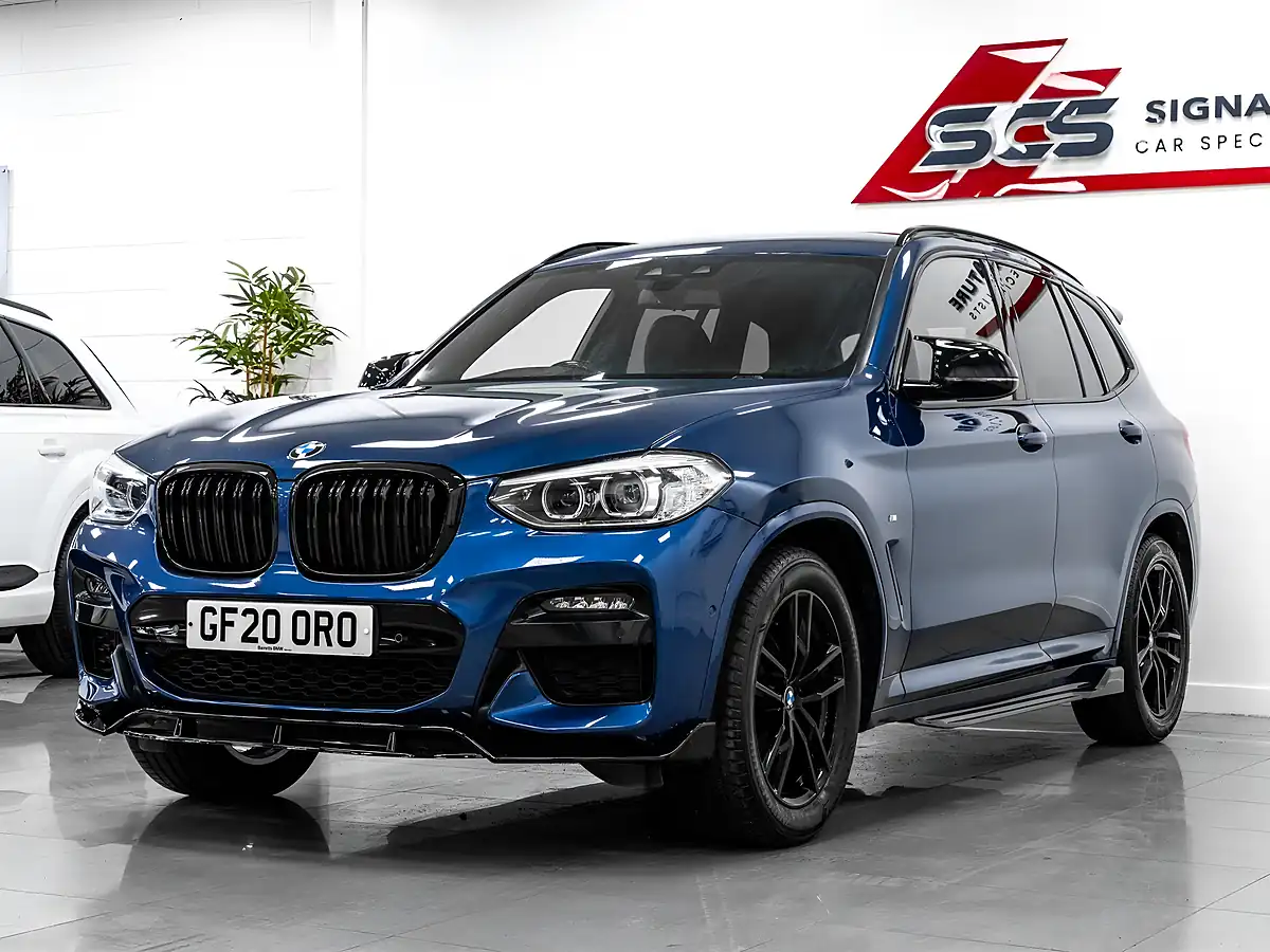 Used 2020 BMW X3 M Sport Blue - Interior and Exterior details 2