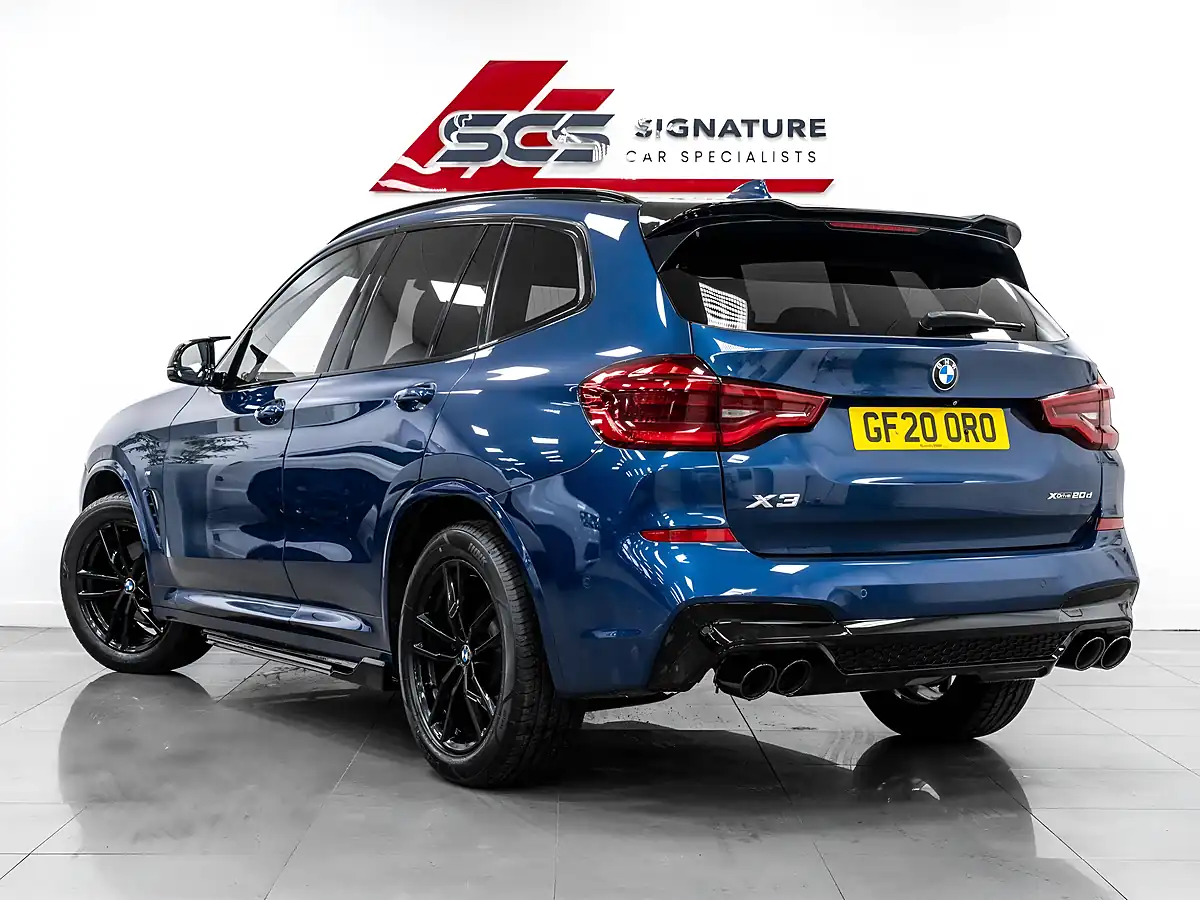 Used 2020 BMW X3 M Sport Blue - Interior and Exterior details 4