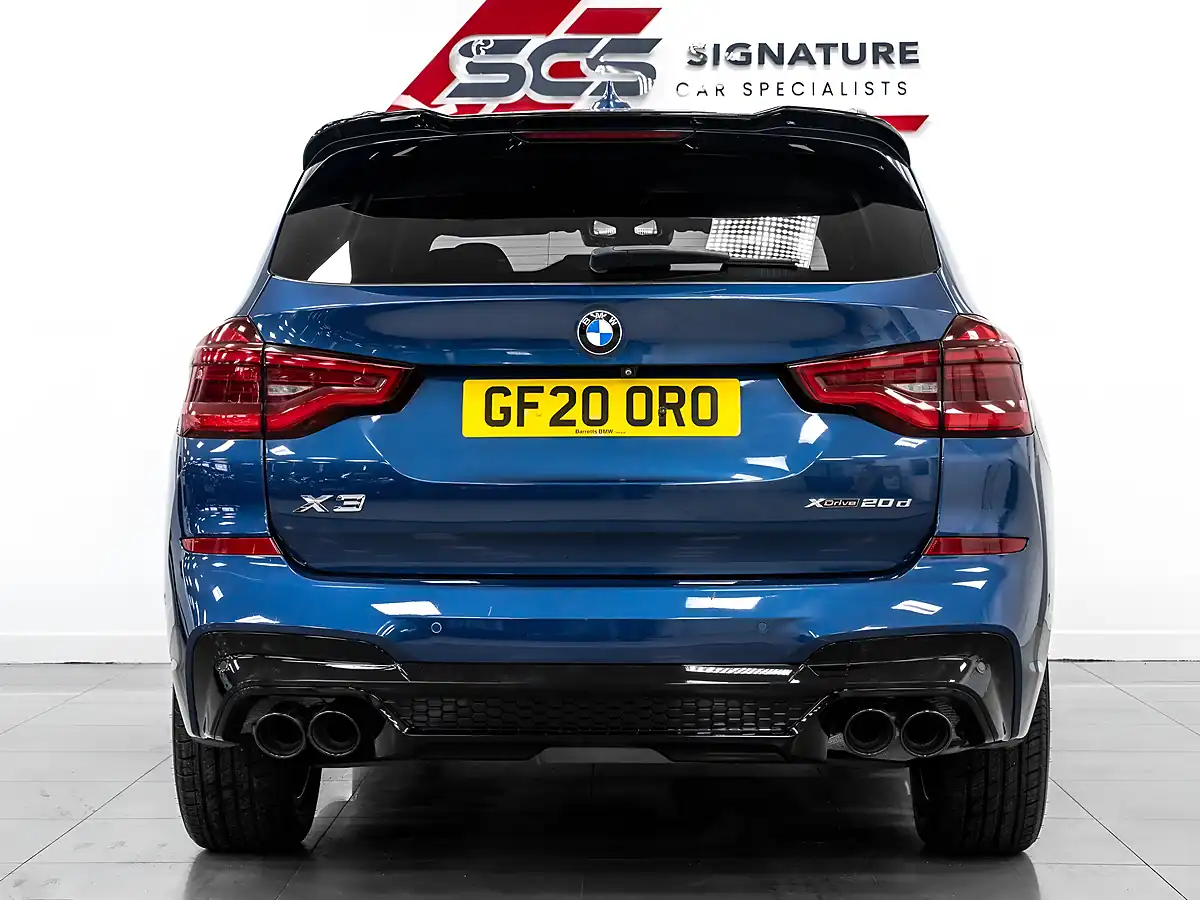 Used 2020 BMW X3 M Sport Blue - Interior and Exterior details 7
