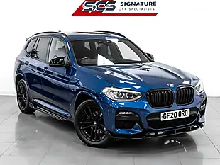 Used 2020 BMW X3 M Sport Blue - Interior and Exterior details 8