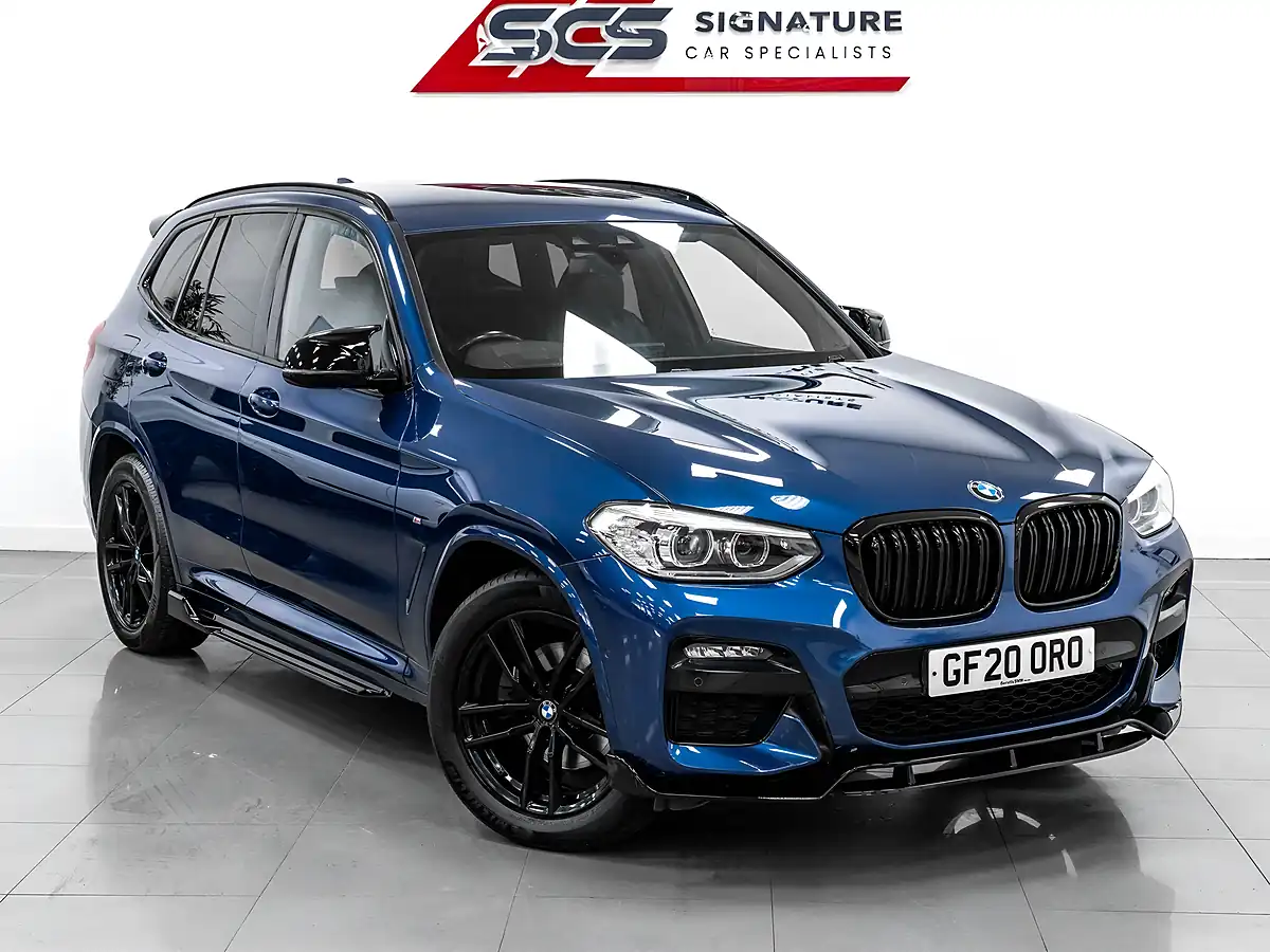 Used 2020 BMW X3 M Sport Blue - Interior and Exterior details 8