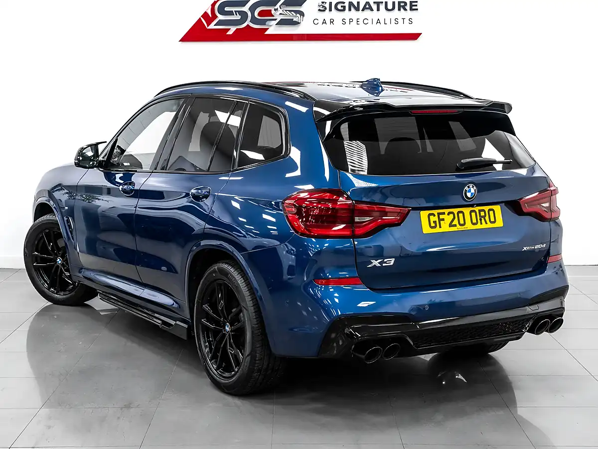 Used 2020 BMW X3 M Sport Blue - Interior and Exterior details 9