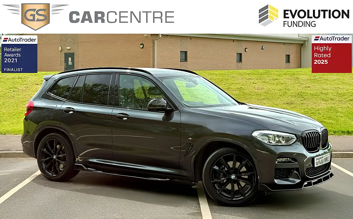 Used 2020 BMW X3 M Sport Grey - Front View