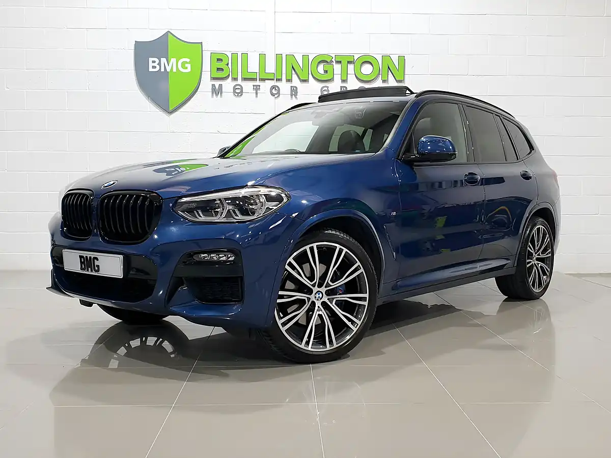 Used 2020 BMW X3 M Sport Phytonic Blue - Interior and Exterior details 11