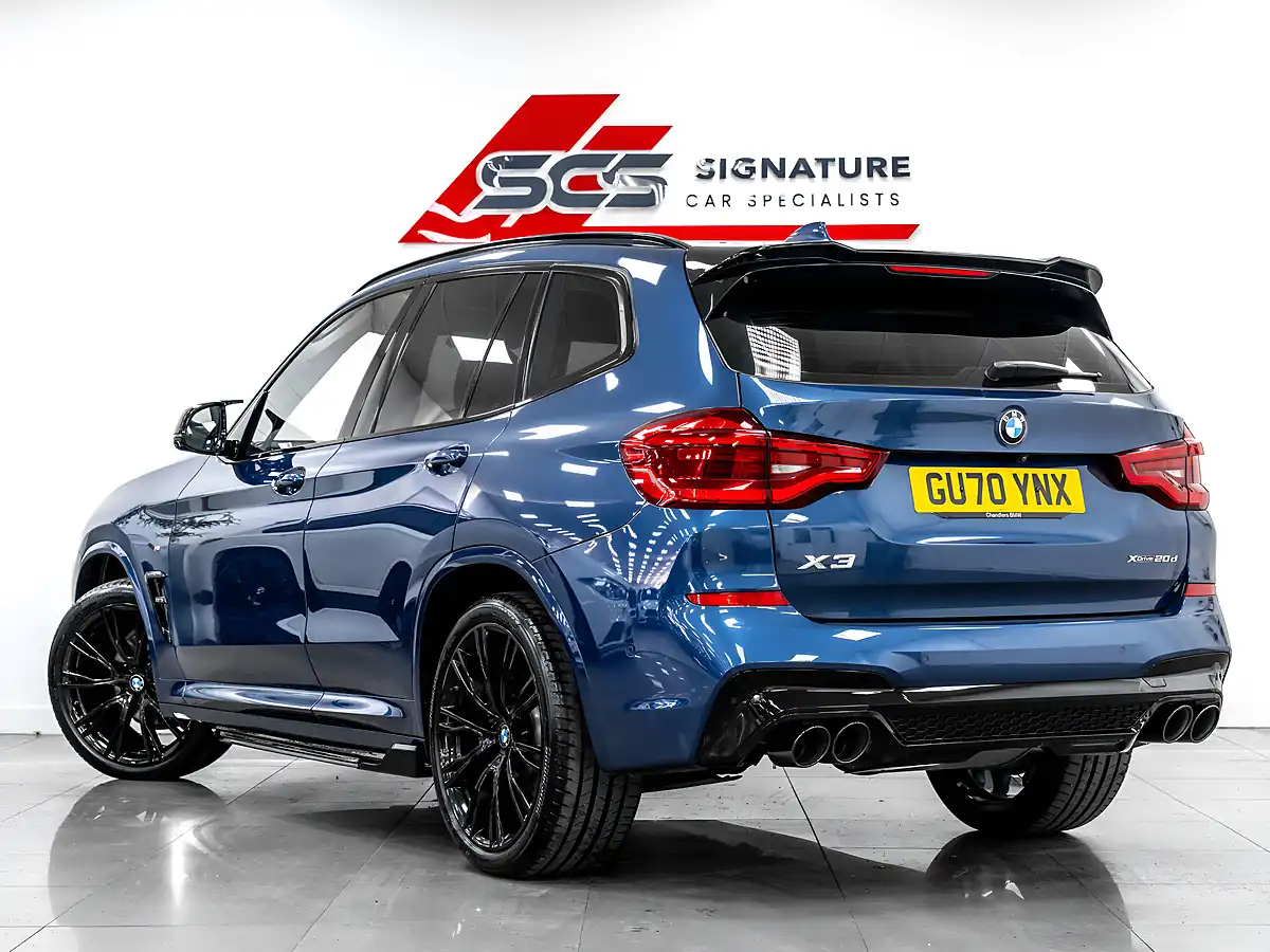 Used 2020 BMW X3 M Sport Phytonic Blue - Interior and Exterior details 4