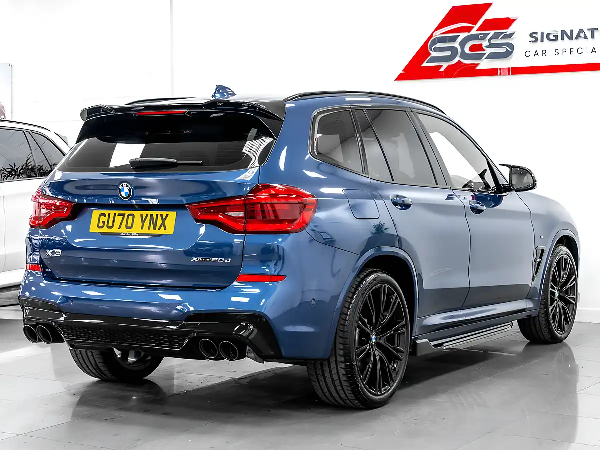Used 2020 BMW X3 M Sport Phytonic Blue - Interior and Exterior details 5