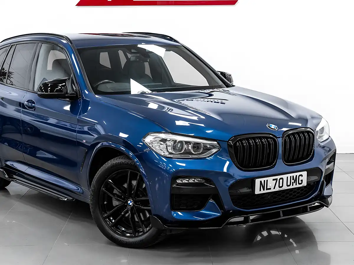 Used 2020 BMW X3 M Sport Phytonic Blue Metallic - Interior and Exterior details 10