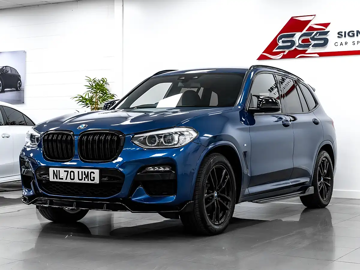 Used 2020 BMW X3 M Sport Phytonic Blue Metallic - Interior and Exterior details 2