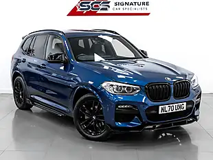 Used 2020 BMW X3 M Sport Phytonic Blue Metallic - Interior and Exterior details 8