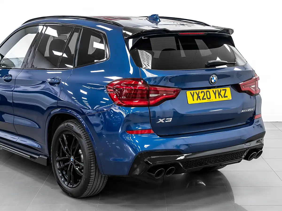 Used 2020 BMW X3 M Sport Phytonic Blue Metallic - Interior and Exterior details 11