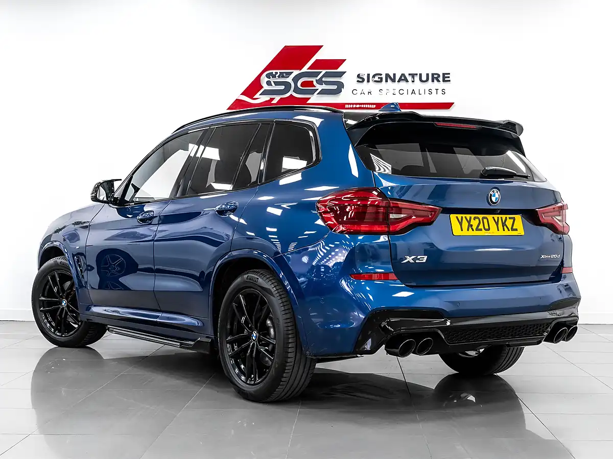 Used 2020 BMW X3 M Sport Phytonic Blue Metallic - Interior and Exterior details 4