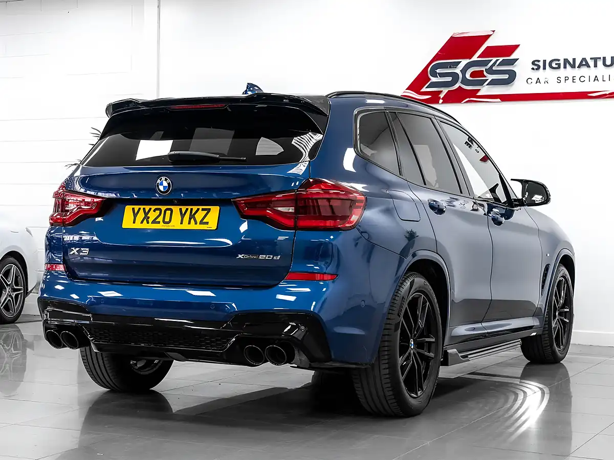 Used 2020 BMW X3 M Sport Phytonic Blue Metallic - Interior and Exterior details 5