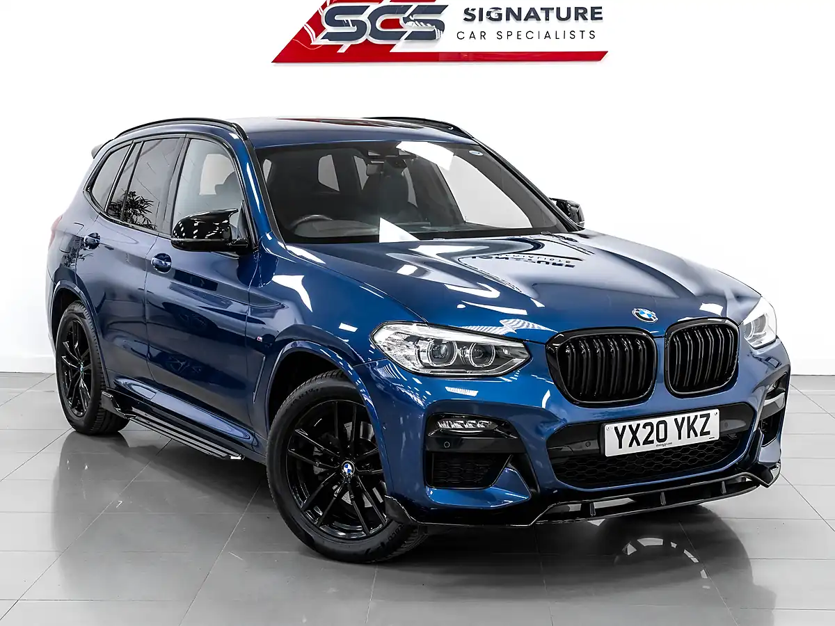 Used 2020 BMW X3 M Sport Phytonic Blue Metallic - Interior and Exterior details 8