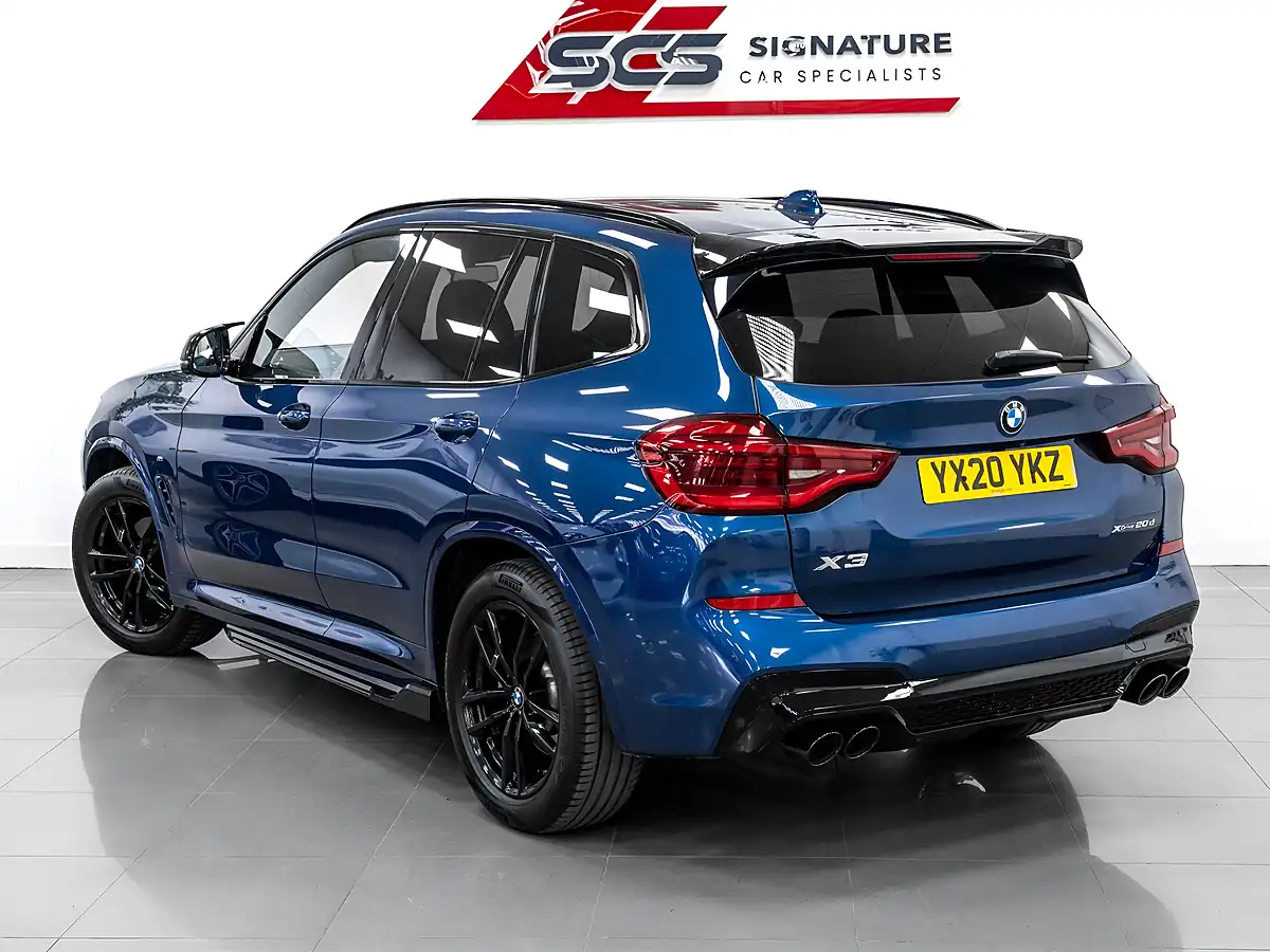 Used 2020 BMW X3 M Sport Phytonic Blue Metallic - Interior and Exterior details 9
