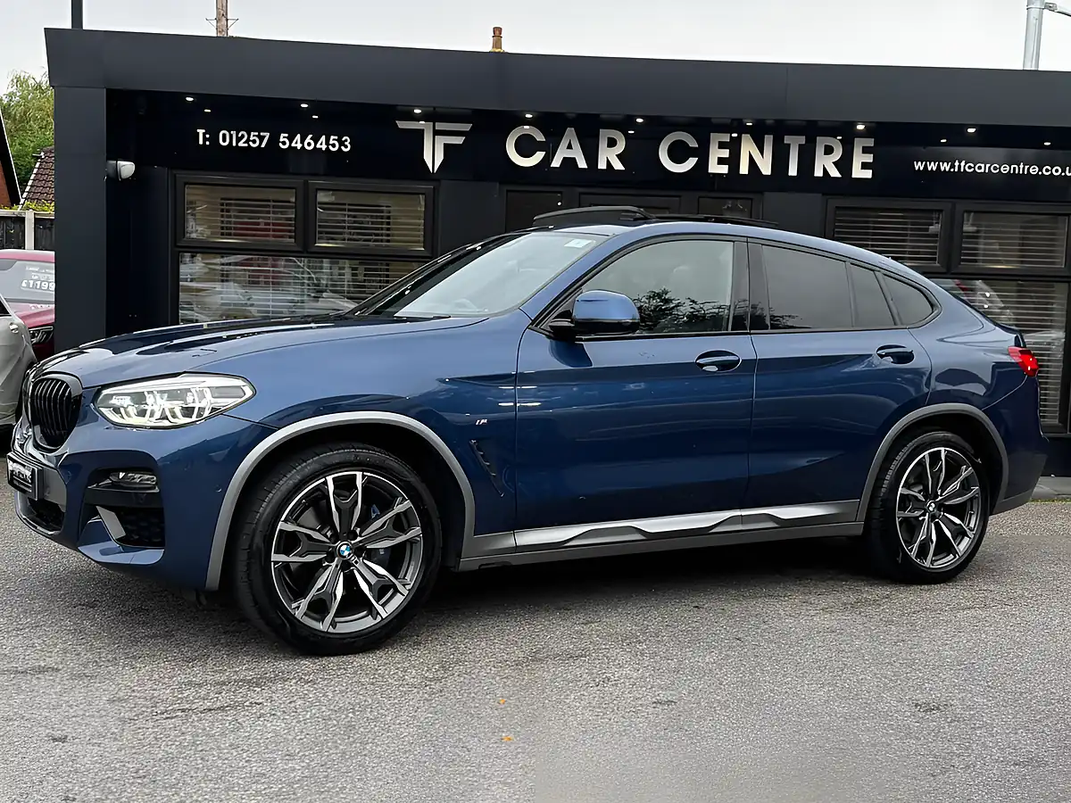 Used 2020 BMW X4 M Sport X Blue - Interior and Exterior details 3