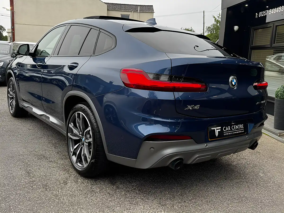 Used 2020 BMW X4 M Sport X Blue - Interior and Exterior details 4
