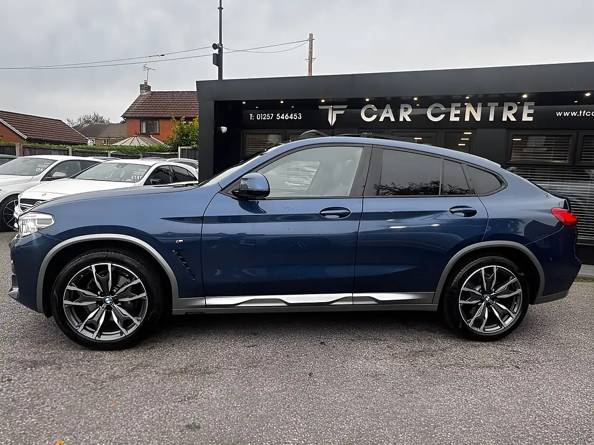Used 2020 BMW X4 M Sport X Blue - Interior and Exterior details 5