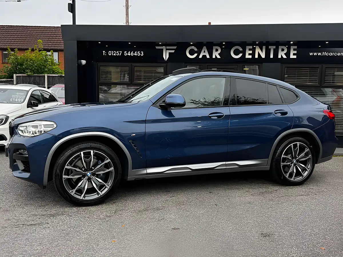 Used 2020 BMW X4 M Sport X Blue - Interior and Exterior details 6