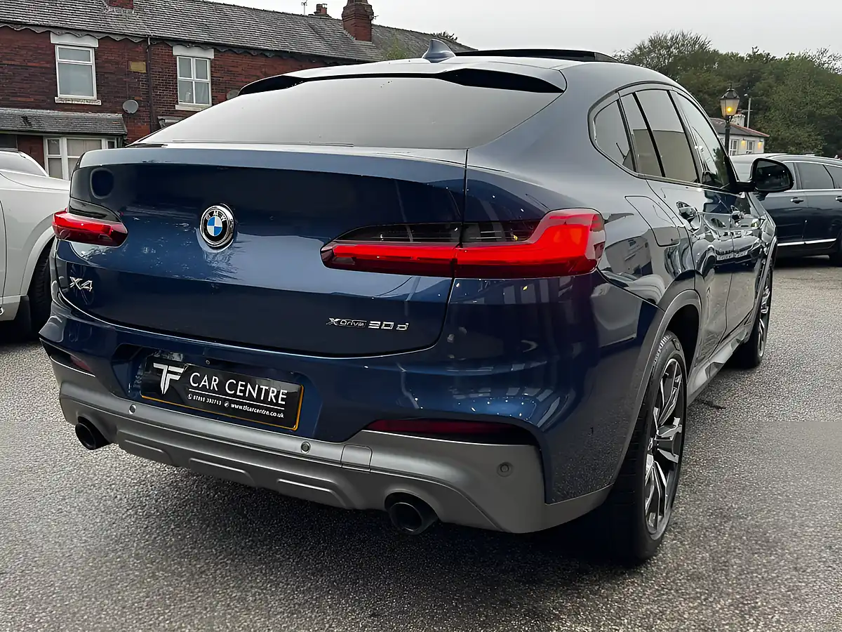 Used 2020 BMW X4 M Sport X Blue - Interior and Exterior details 8