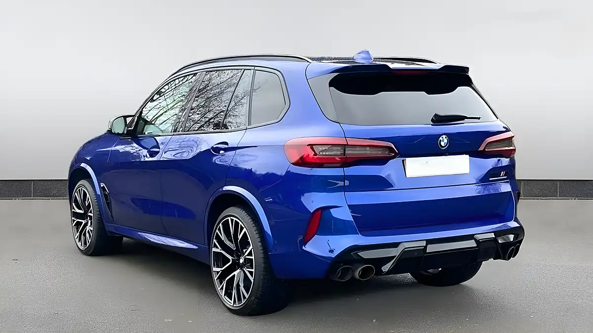 Used 2020 BMW X5 M Competition Blue - Interior and Exterior details 2