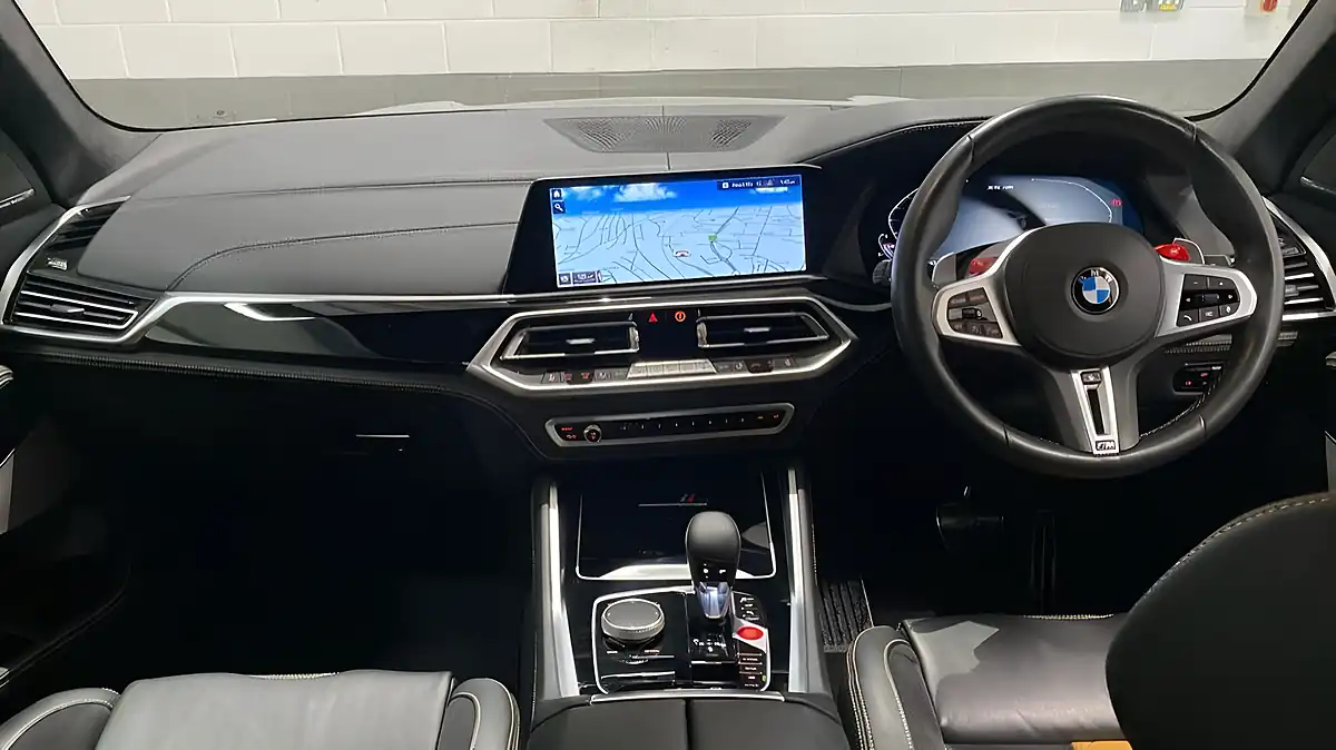 Used 2020 BMW X5 M Competition Blue - Interior and Exterior details 8
