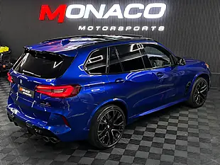 Used 2020 BMW X5 M Competition Blue - Interior and Exterior details 3