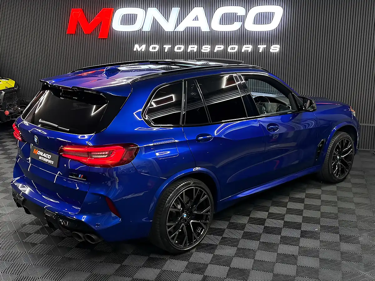 Used 2020 BMW X5 M Competition Blue - Interior and Exterior details 3