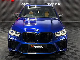 Used 2020 BMW X5 M Competition Blue - Interior and Exterior details 4