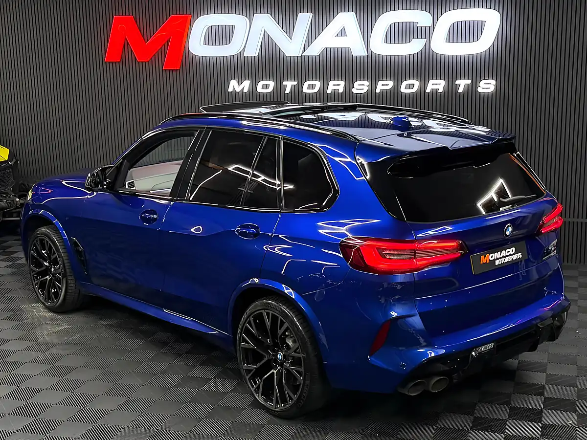 Used 2020 BMW X5 M Competition Blue - Interior and Exterior details 7
