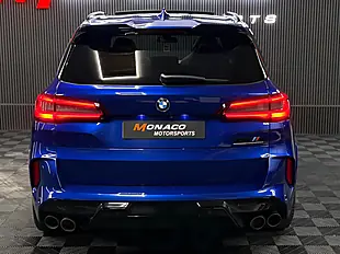 Used 2020 BMW X5 M Competition Blue - Interior and Exterior details 8