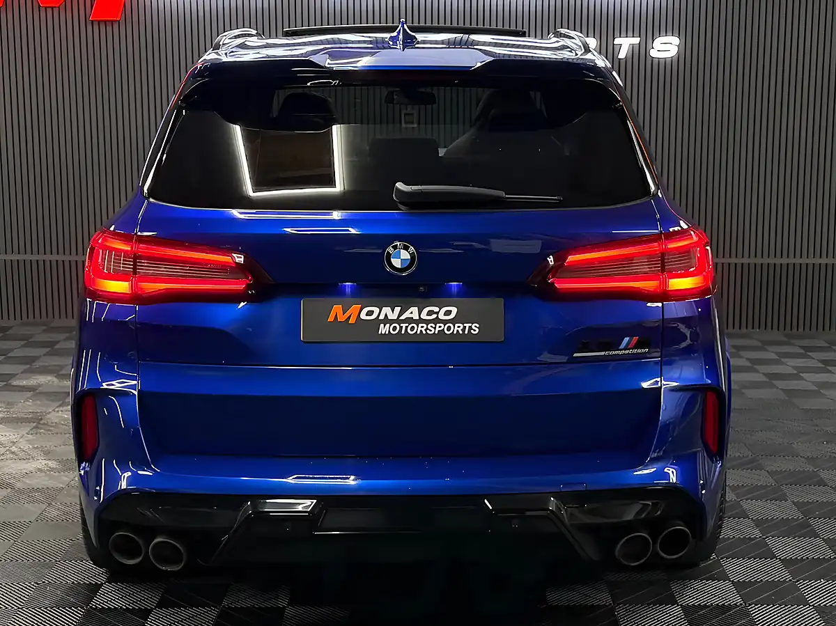 Used 2020 BMW X5 M Competition Blue - Interior and Exterior details 8