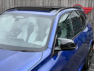Used 2020 BMW X5 M Competition Blue - Interior and Exterior details 11