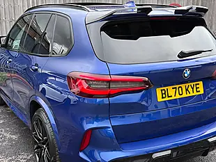 Used 2020 BMW X5 M Competition Blue - Interior and Exterior details 14