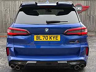 Used 2020 BMW X5 M Competition Blue - Interior and Exterior details 3