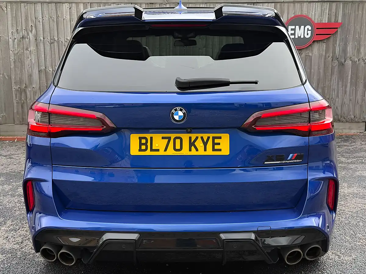 Used 2020 BMW X5 M Competition Blue - Interior and Exterior details 3