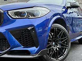 Used 2020 BMW X5 M Competition Blue - Interior and Exterior details 4
