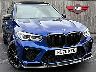 Used 2020 BMW X5 M Competition Blue - Interior and Exterior details 6
