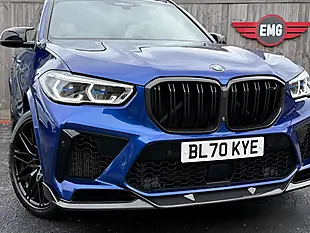 Used 2020 BMW X5 M Competition Blue - Interior and Exterior details 7