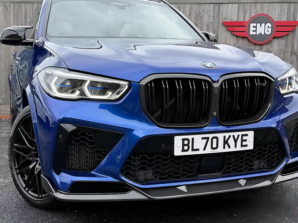 Used 2020 BMW X5 M Competition Blue - Interior and Exterior details 7