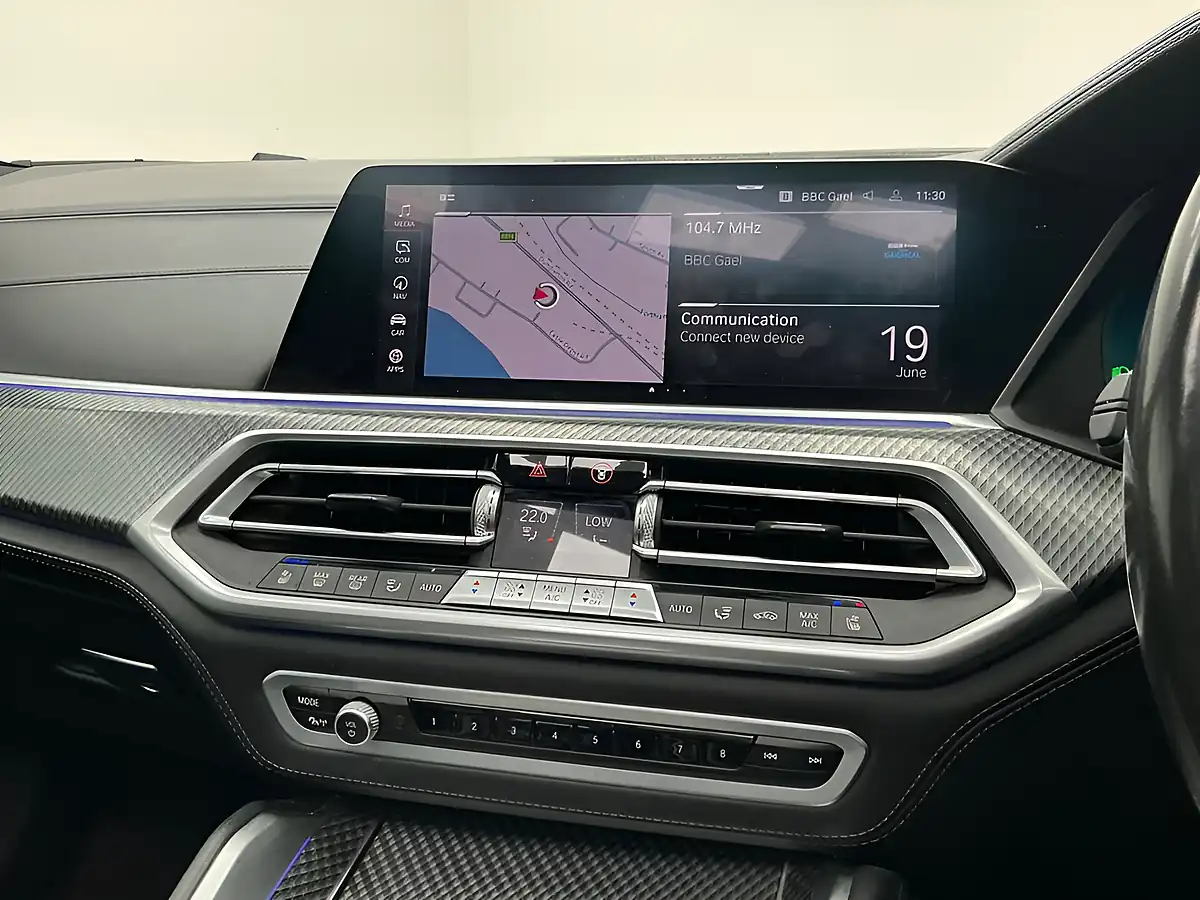 Used 2020 BMW X5 M Competition Marina Bay Blue - Interior and Exterior details 14