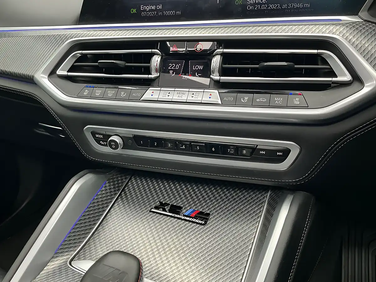 Used 2020 BMW X5 M Competition Marina Bay Blue - Interior and Exterior details 17