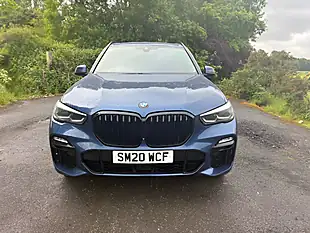 Used 2020 BMW X5 M Sport Blue - Interior and Exterior details 2