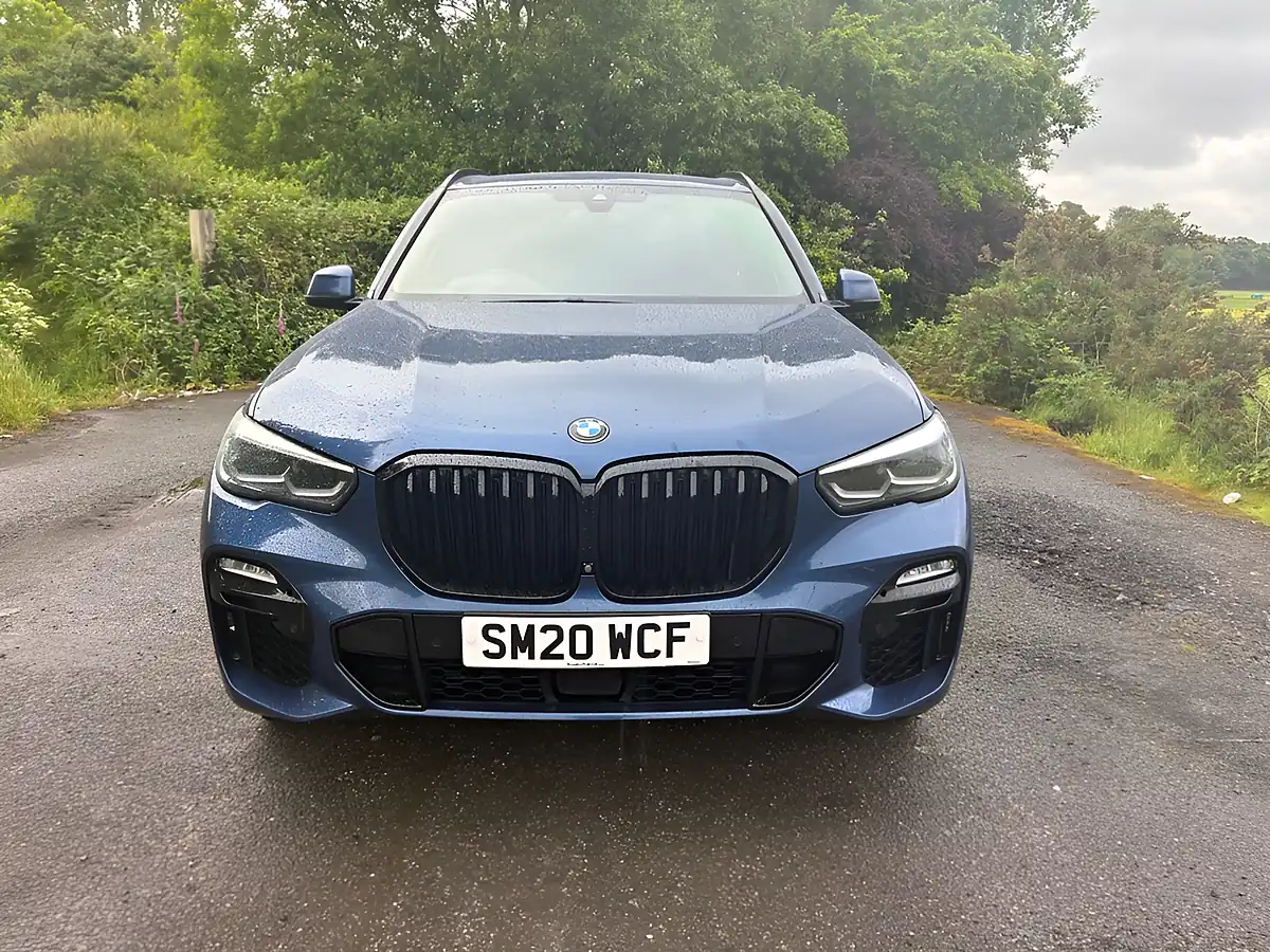 Used 2020 BMW X5 M Sport Blue - Interior and Exterior details 2