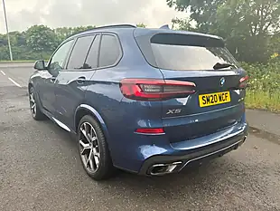Used 2020 BMW X5 M Sport Blue - Interior and Exterior details 4